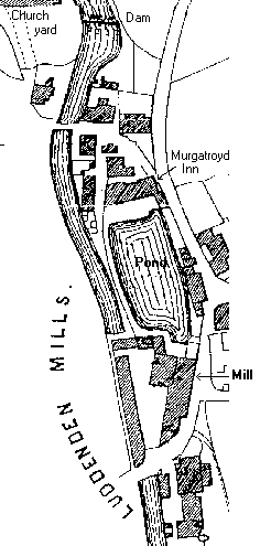 Map of Luddenden Mill