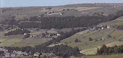 Distant view of the Murgatroyd House site