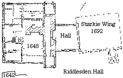 Plan of East Riddlesden Hall