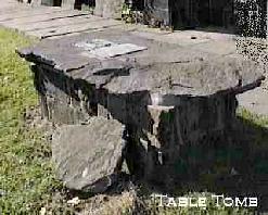 The Table tomb.